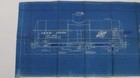 Chicago   Northwestern C nw Lettering Tank Car Train Blueprint H-15411 59 