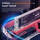 Maiwo Nvme Pcie 4 0 Adapter M 2 Ssd To X4 x8 x16 Card Yellow