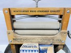  1920s- 30s Montgomery Wards Usa Small Washtub Wringer Farmhouse Decoration