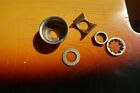 50 s 60 s Fender Telecaster   Esquire Input Jack Cup Nut Washers Usa Ri Relic