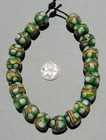 20 Old Antique Venetian Large Round Millefiori African Trade Beads  4004