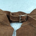 Vintage Chap Parel Gerald Roberts Leather Suede Fringe Chaps Boys 4 Brown Cowboy