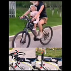 Front-mounted Child Bike Seat Cushion With Handlebar Foots Pad For Mountain Bike