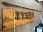 Antique Myers Cast Iron Barn Door Rollers W  12    Of Track Architectural Salvage