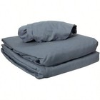New Premium Soft Microfiber 3pc Massage Sheet Set Cool Grey Face Cradle Cover