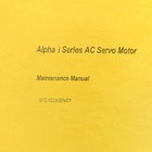 Fanuc Gfz-65285en 01 Alpha I  Series Ac Servo Motor Maintenance Manual