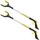 32  Extra Long Grabber Reacher Tool - Rotating Jaw Mobility Aid - 2-pack