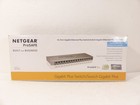 Netgear Prosafe 16-port Gigabit Ethernet Plus Switch Black  gs116e W  Power Cord