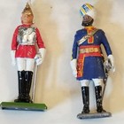 10 Vintage 1973 Britains Soldiers  Lead Hand Paintedtoy Guard Soldiers England 