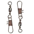 50pc Fishing Barrel Swivel Rolling Snap Swivel Tackle Connector Assorted Size  b