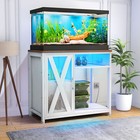 40-50 Gallon Aquarium Stand Cabinet With Power Outletst For Fish Tank