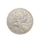 1947 Canadian 25 Cents Silver Quarter - George Vi