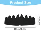 6 Pcs Hat Sweat Liner Ball Cap Protectors Padding For Ballcap 7  Black