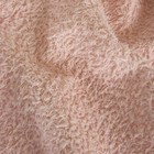 1 4 Yd Vis1 scm Pale Pink Intercal 6mm Med  Dense Curly Matted Viscose Fabric