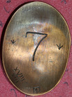 Lucky Number 7-eagle Love Token good Luck  Elongated Penny crafted By A A xiii 
