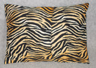Handmade Tiger Stripe Print Small 9x12 Cotton Toddler Travel Pillowcase Cover