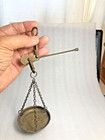 Antique Vintage Brass Balance Scale  Missing Counterweight