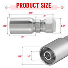 12 Pack 1 2  Hose X 1 2  Jic 37   Female Hydraulic Hose End Swivel Crimp Fitting