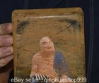 8  Rare Old Chinese Crystal Carved Buddhism Damo Luohan Arhat Buddha Statue
