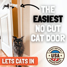 Door Buddy Door Prop For Cats - Easiest Cat Door Latch Holder To Keep Interior