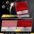 L r Rear Tail Light Lamp Set For 1985-1995 Chevy G20 G30   Gmc G1500 G2500 G3500