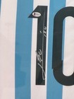 Lionel Messi Framed Argentina Jersey Beckett Coa Autographed Signed Bas