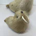 Vintage Miniature Mom Walrus 5 5    Baby Walrus Real Fur 2 75  Made Of Real Fur