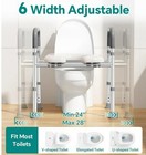 Raised Toilet Seat With Handles
