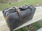 Rare Vintage Leather Suitcase - Or Maybe A Doctors1900s Travel Bag Or A Doctor   s