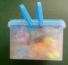 80 Squishy Toys In Reusable Tote With Handles New In Unsealed Box Each Wrapped