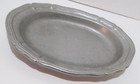 Vintage Wilton Armetale Mound Joy  Pa  10 1 2  Oval Pewter Platter Plate