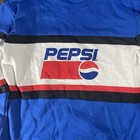 Pepsi Sweatshirt Blue White Red Black Large Original Soda Theme Sz L 