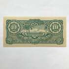 Wwii Japanese 10 Dollars Banknote  Ww2 Memorabilia Occupation Currency  Foreign 