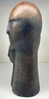1970s  Modernist 3-head Sculpture Terracotta Bronze Art Excellent Condition