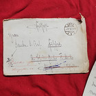 Ww1 Wwi Imperial German Reich Military Soldier Feldpost Mail Cover Letter 1918