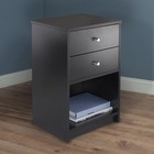 Nightstand Bedside Bedroom End Table With 2 Drawers Storage Shelf Stand Storage