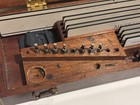 K   E Leroy Lettering Set  Keuffel   Esser Co Wooden Case Vintage   Incomplete  