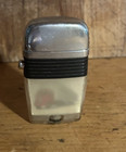 Vintage Scripto  Vu Lighter Red Transfer Truck Collectible