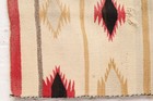 Antique Navajo Rug Native American Indian Striped Textile 40x24 Vintage Weaving