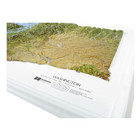 Hubbard Scientific 3d Washington Map K-wa2217  22  X 17  - Unframed