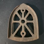Antique Cast Iron Footed  sad Iron Trivet Vintage - S1