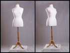 White Female Size 14-16 White Mannequin Dress Form  f14 16w bs-01nx cap-m42nrx