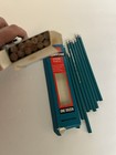 Vintage Empire Turquoise Drawing Pencils 2h Dozen Box Nos Open Box Of 8 Sanford