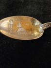 Antique Sterling Silver Utah Landmark Attractions Souvenir Spoon 5 75  Gw