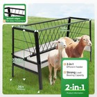 Heavy Duty Deeper Pasture Hay Feeder For Goats Sheep Miniature Horses 59    26 