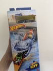 New Mattel Hot Wheels City Shark Launcher Track 2 Piece Set 1 Vehicle 
