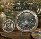 France Claude Monet 1840-1926 Commemorative Art Medal Coin Impressionist Painter