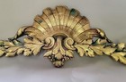 Antique French Ormolu Brass Plated Furniture Pediment mount Hardware Decoration