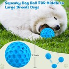 Zrifaqesw Squeaky Dog Toys For Aggressive Chewers Indestructible Dog Balls For