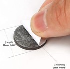 60 Pack 20x2mm Round Peel And Stick Magnets W  Adhesive Backing For Diy Crafts